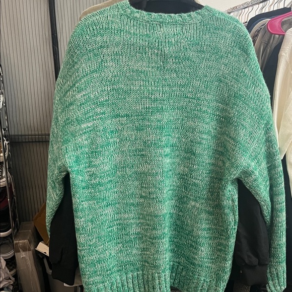 Topman Green Crewneck Sweater - Picture 6 of 8